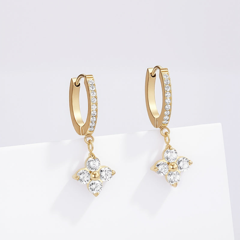 Qautre Earrings / Boucles d'oreilles