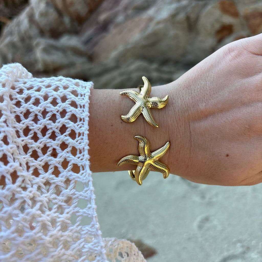 Gold Starfish Bracelet