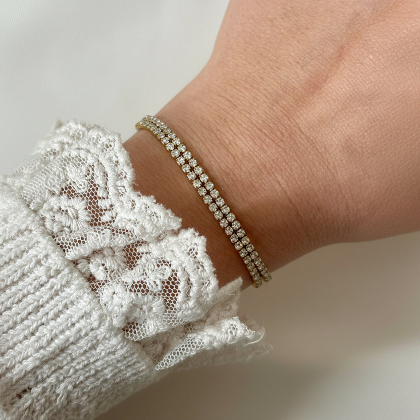 Twin-row Tennis Bracelet