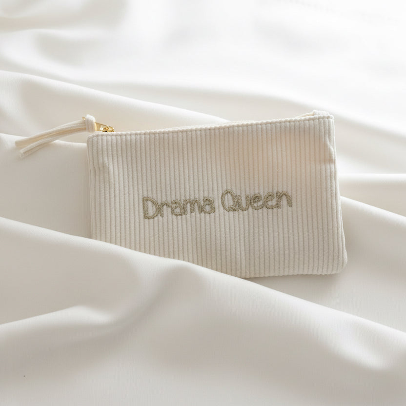 Golden Corduroy Clutch