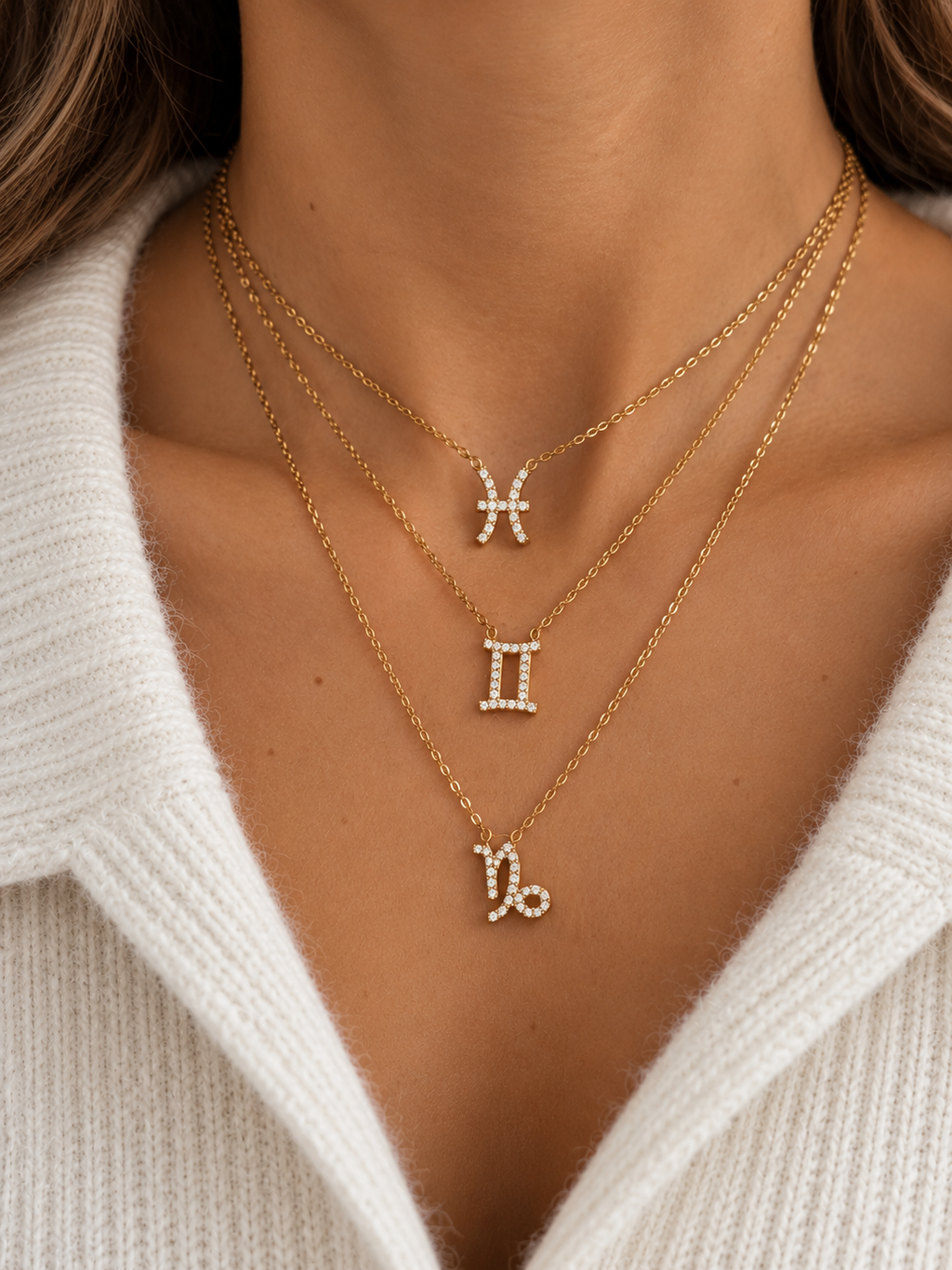 ZODIAC NECKLACE - PISCES