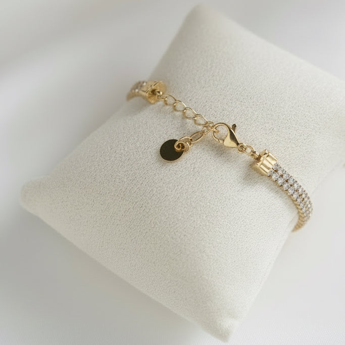 Twin-row Tennis Bracelet