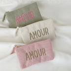 Pochette Velours Côtelé Amour