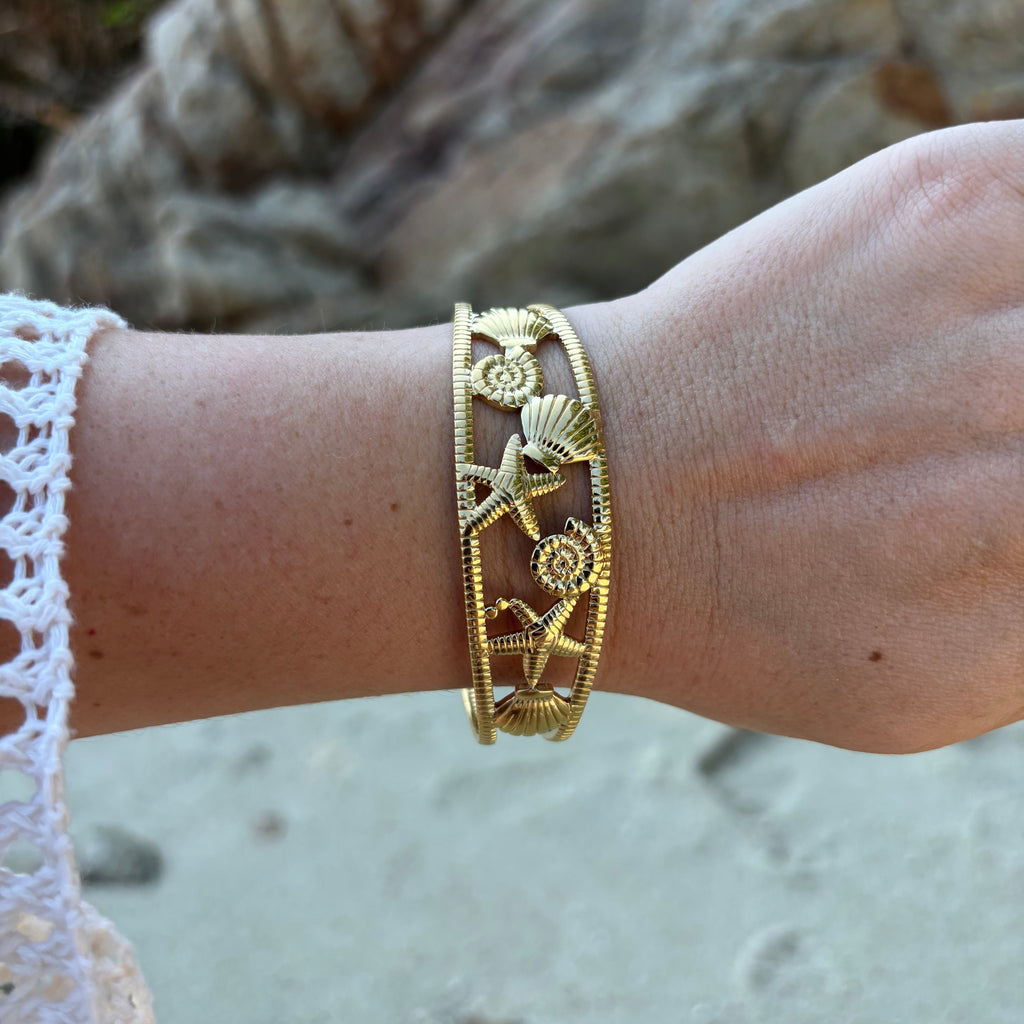 Gold Ocean Bracelet