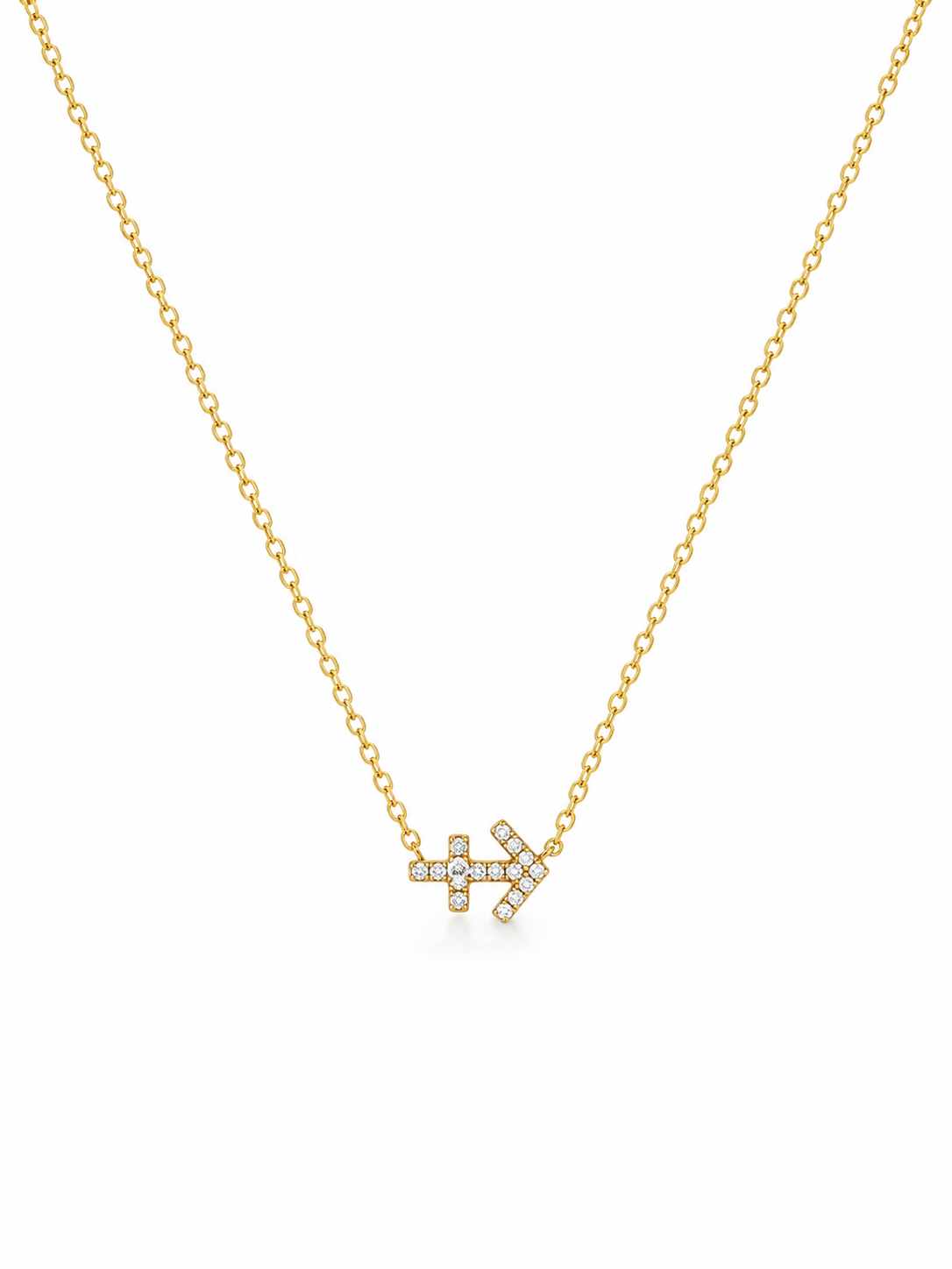 Sagittarius Zodiac Necklace - Stainless Steel