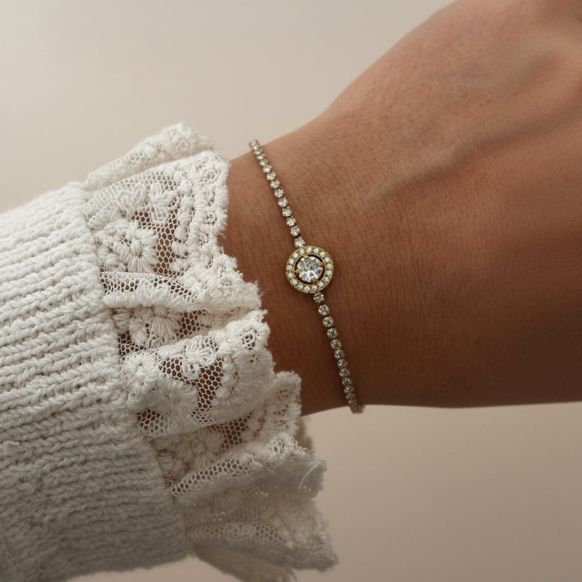 The Halo Tennis Bracelet