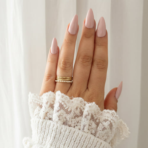 Bague Halo Perle