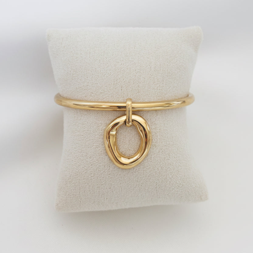 Minimalist Stainless Steel Toggle Bracelet