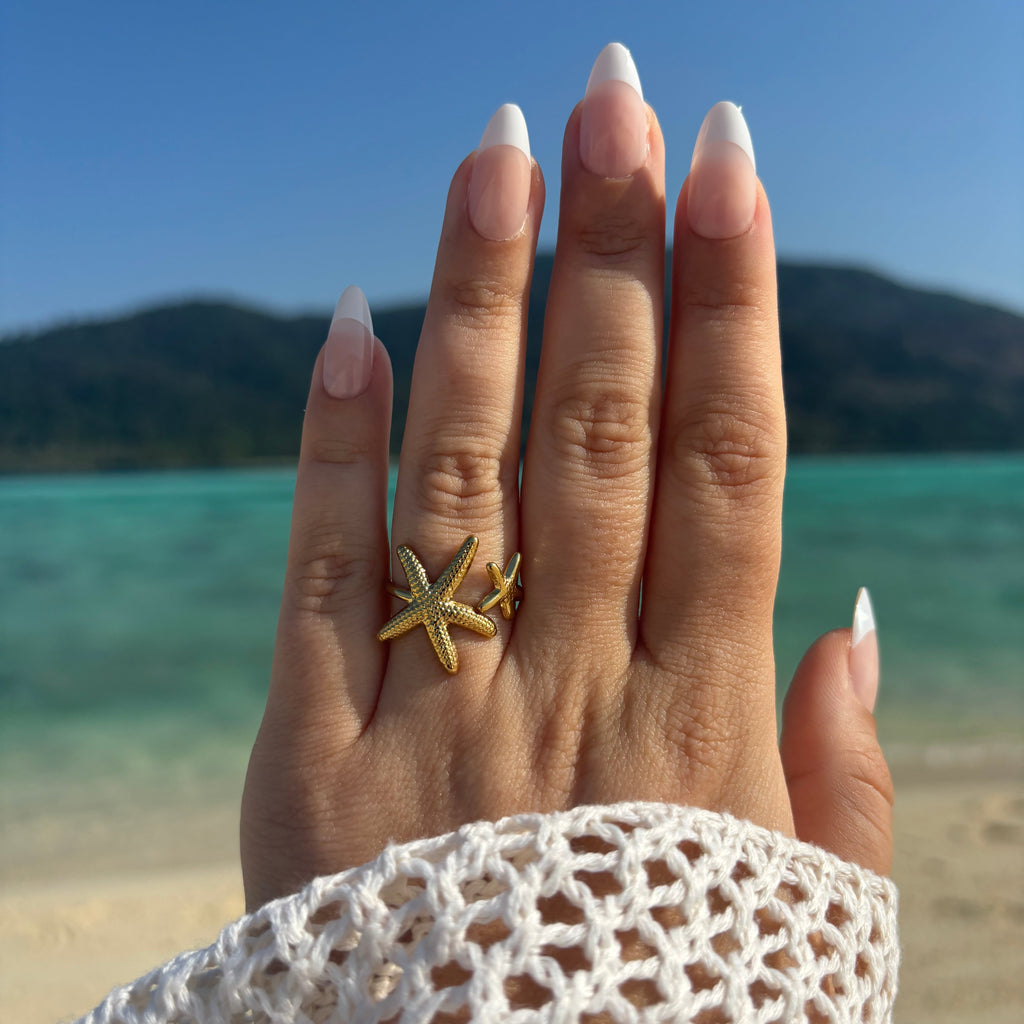 Ocean Starfish Ring / Bague