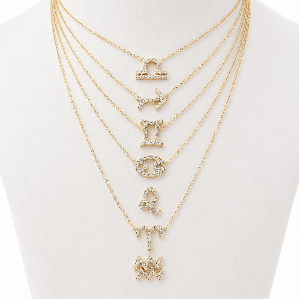 Gemini Zodiac Necklace – Stainless Steel