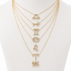 Gemini Zodiac Necklace — Stainless Steel