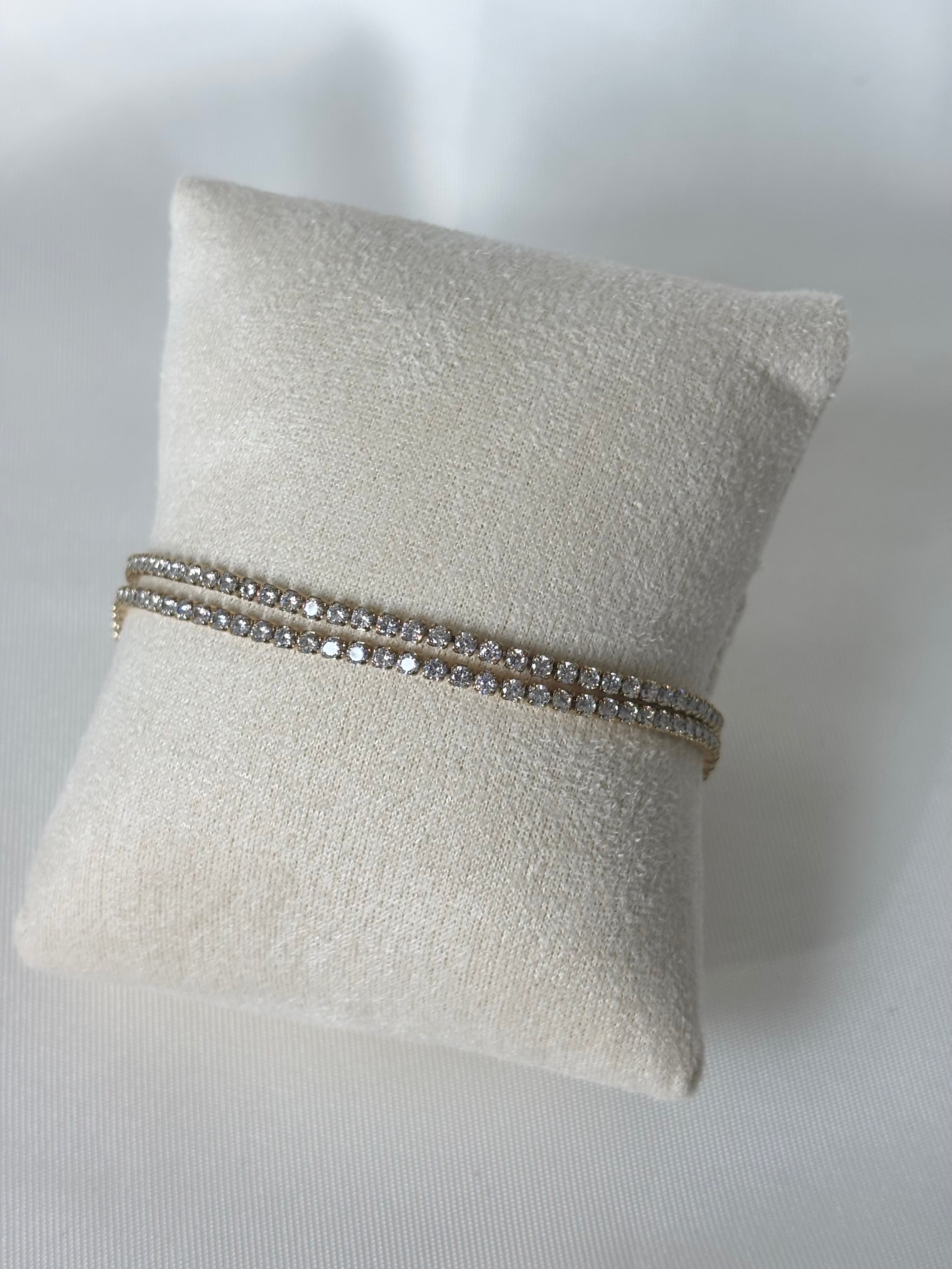 Twin-row Tennis Bracelet