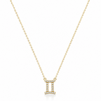 Gemini Zodiac Necklace — Stainless Steel
