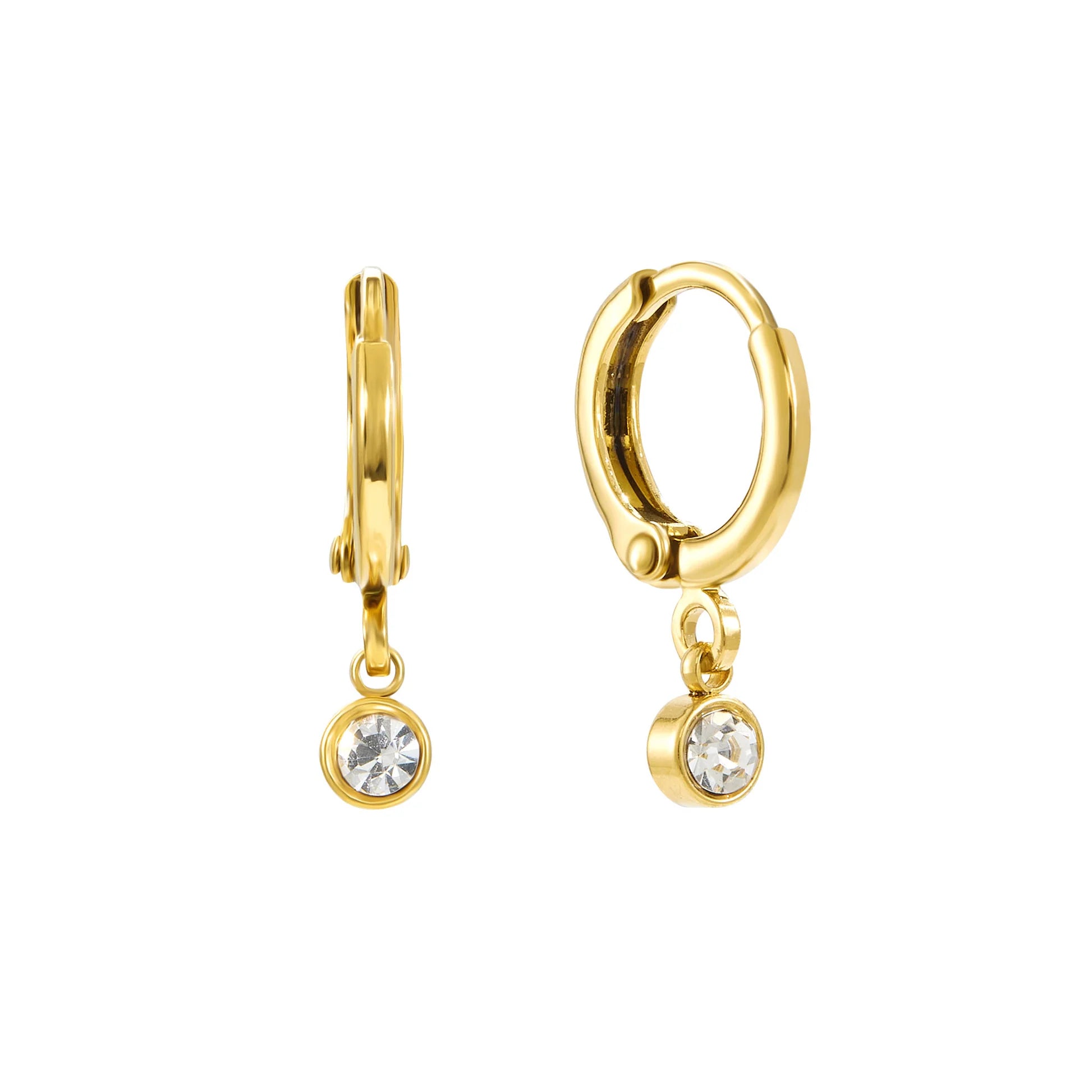 Shiny dot Earrings / Boucles d'oreilles