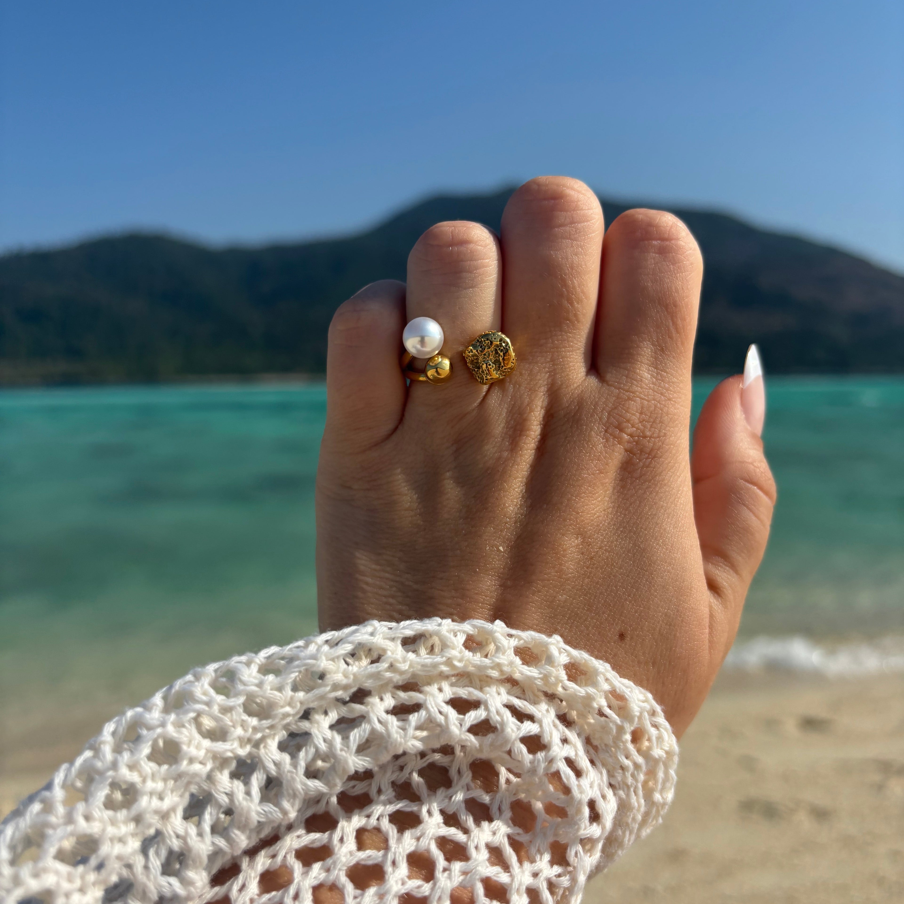 Reef Pearl Ring / Bague