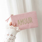 Pochette Velours Côtelé Amour