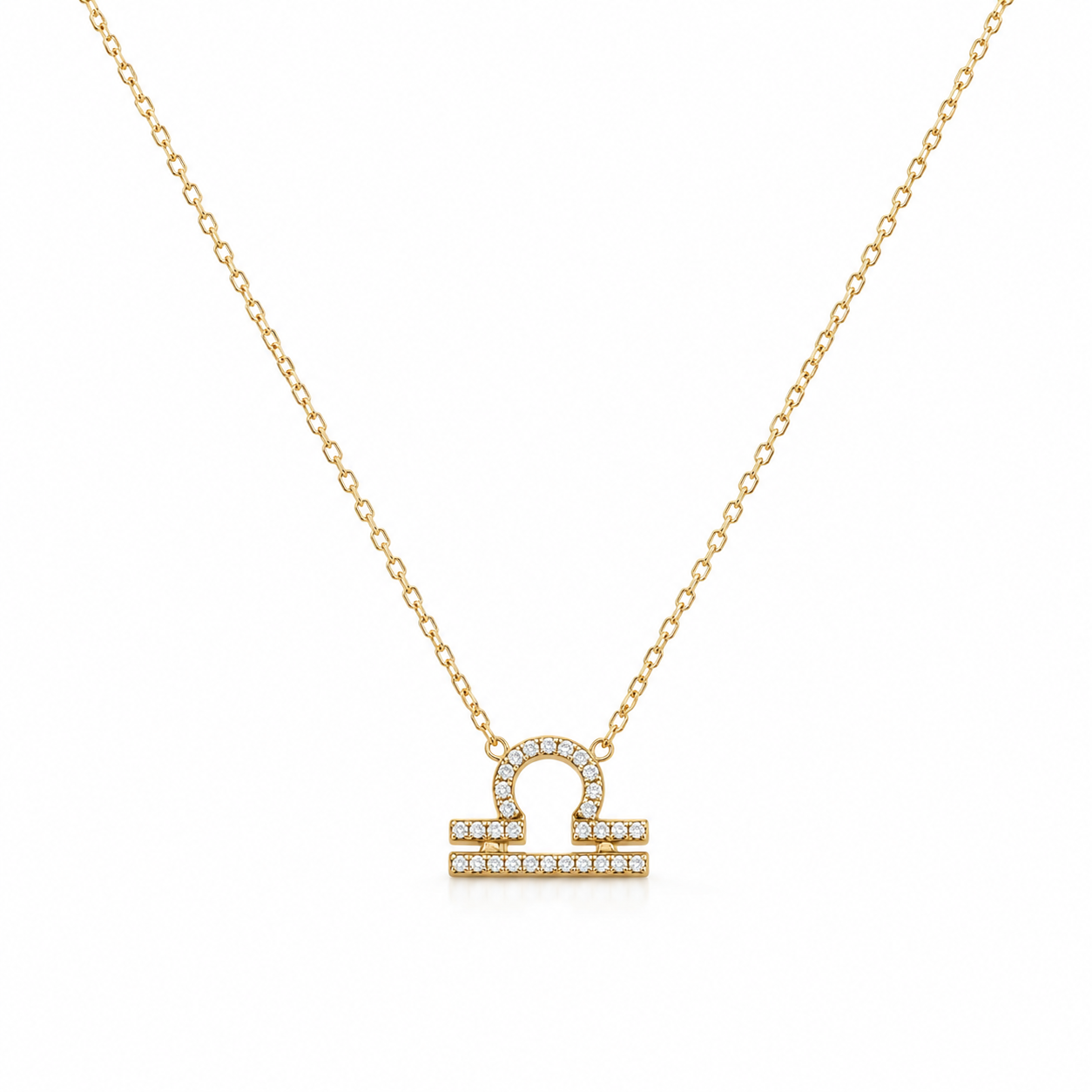 Libra Zodiac Necklace – Stainless Steel
