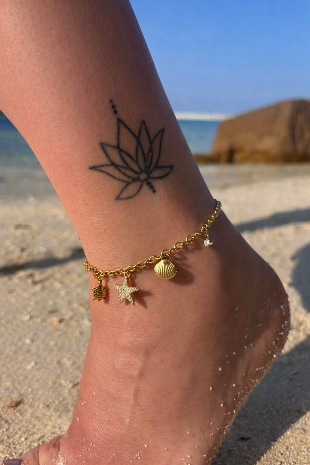 Gold Sea Anklet