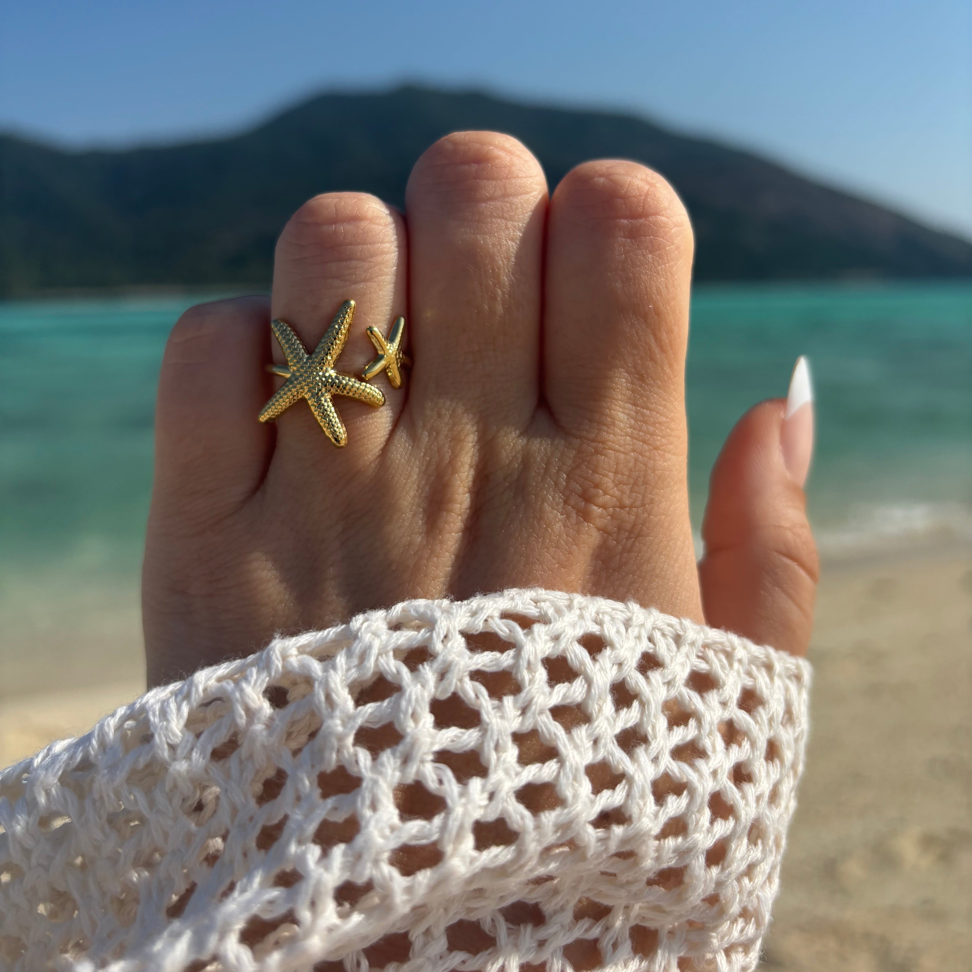 Ocean Starfish Ring / Bague