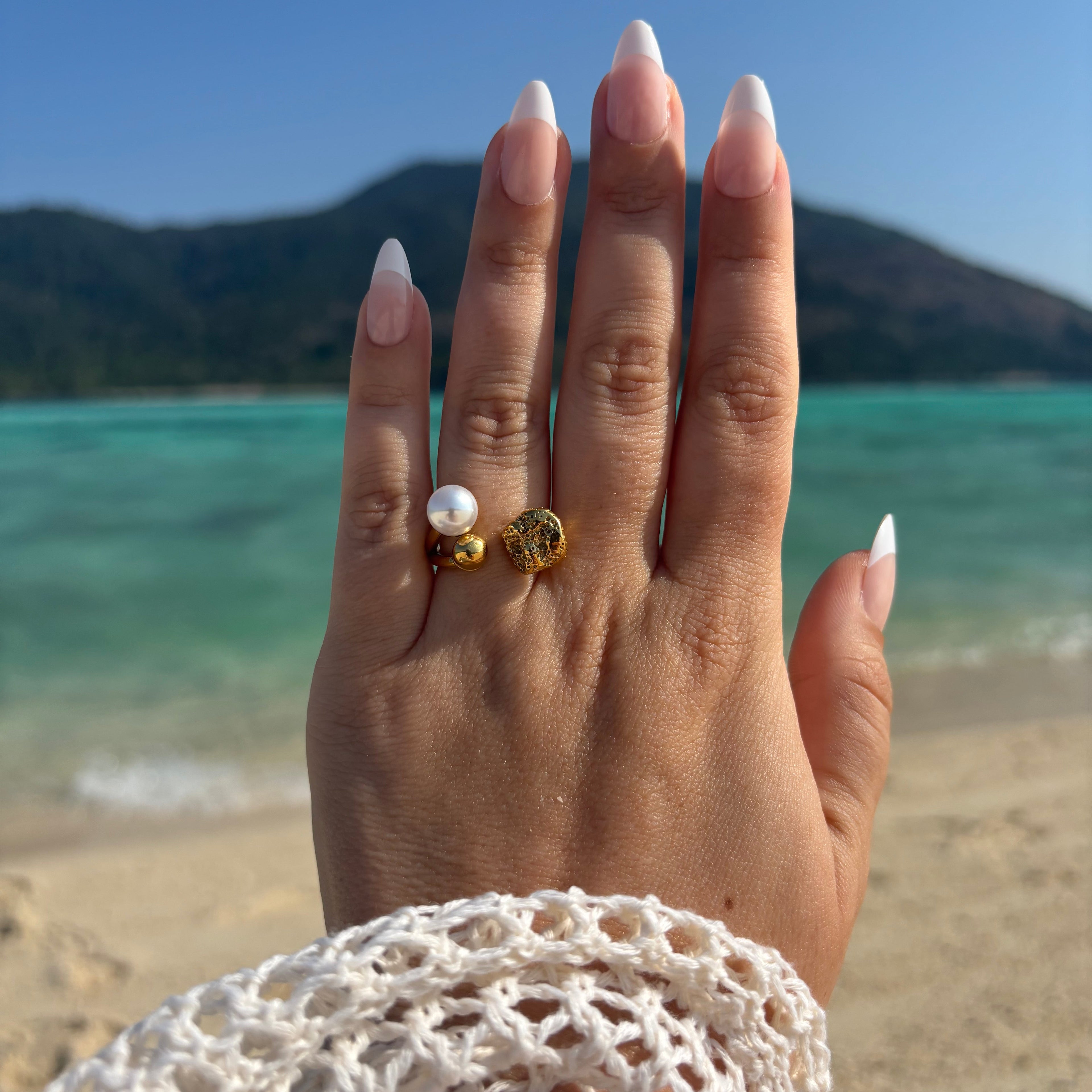 Reef Pearl Ring / Bague