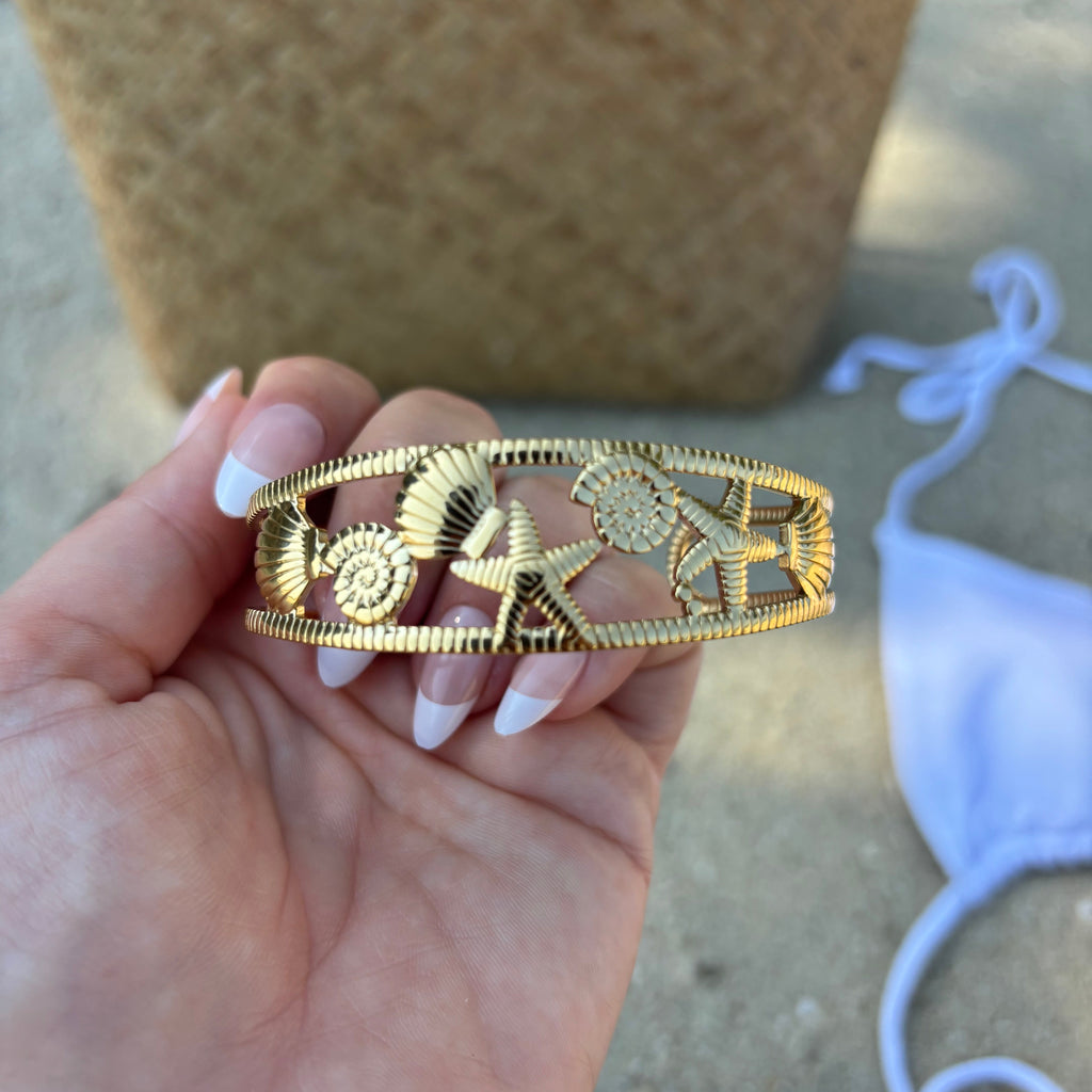 Gold Ocean Bracelet