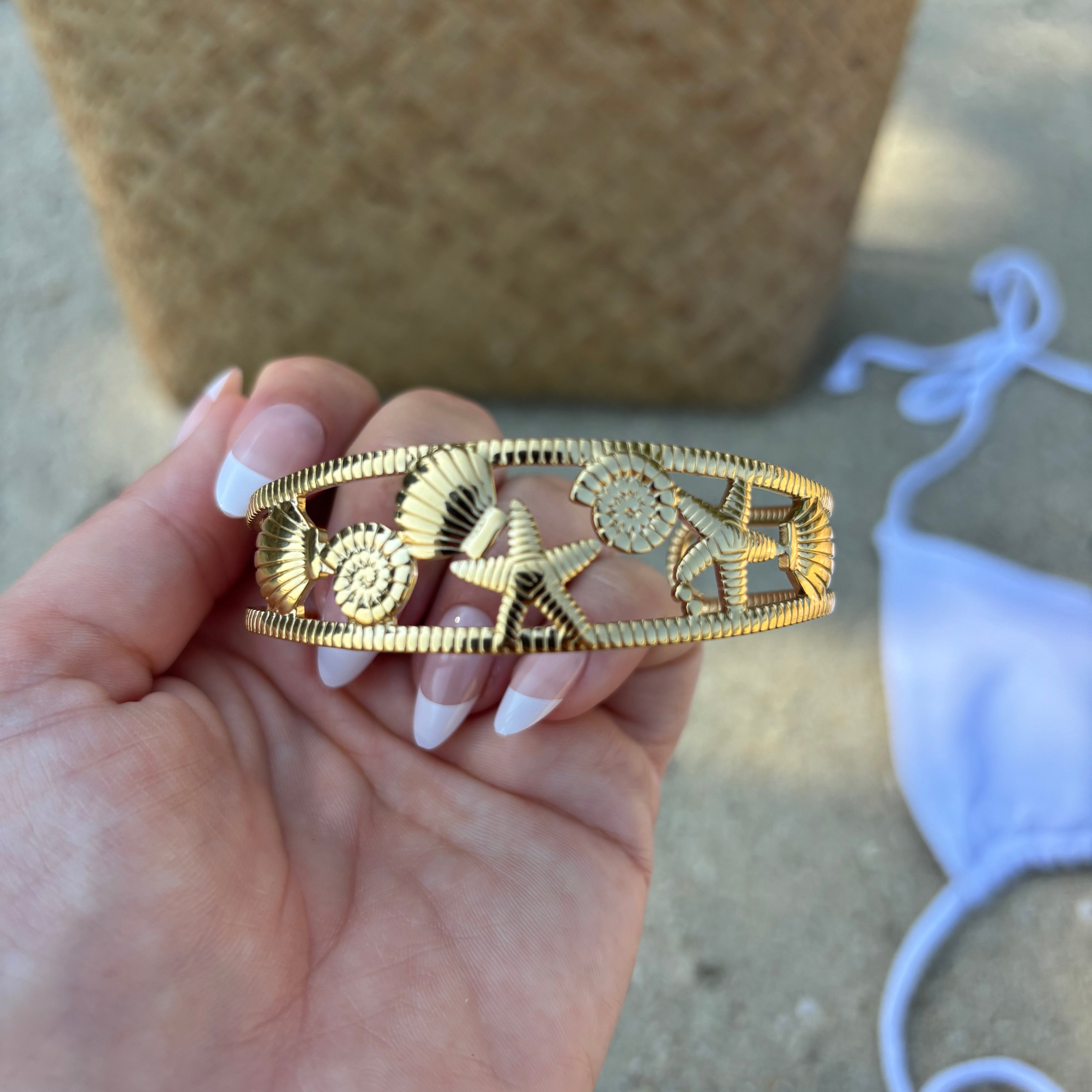 Gold Ocean Bracelet
