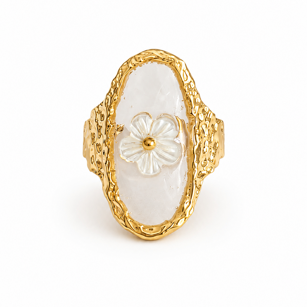 Flower Transparent Ring / Bague