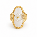 Flower Transparent Ring / Bague