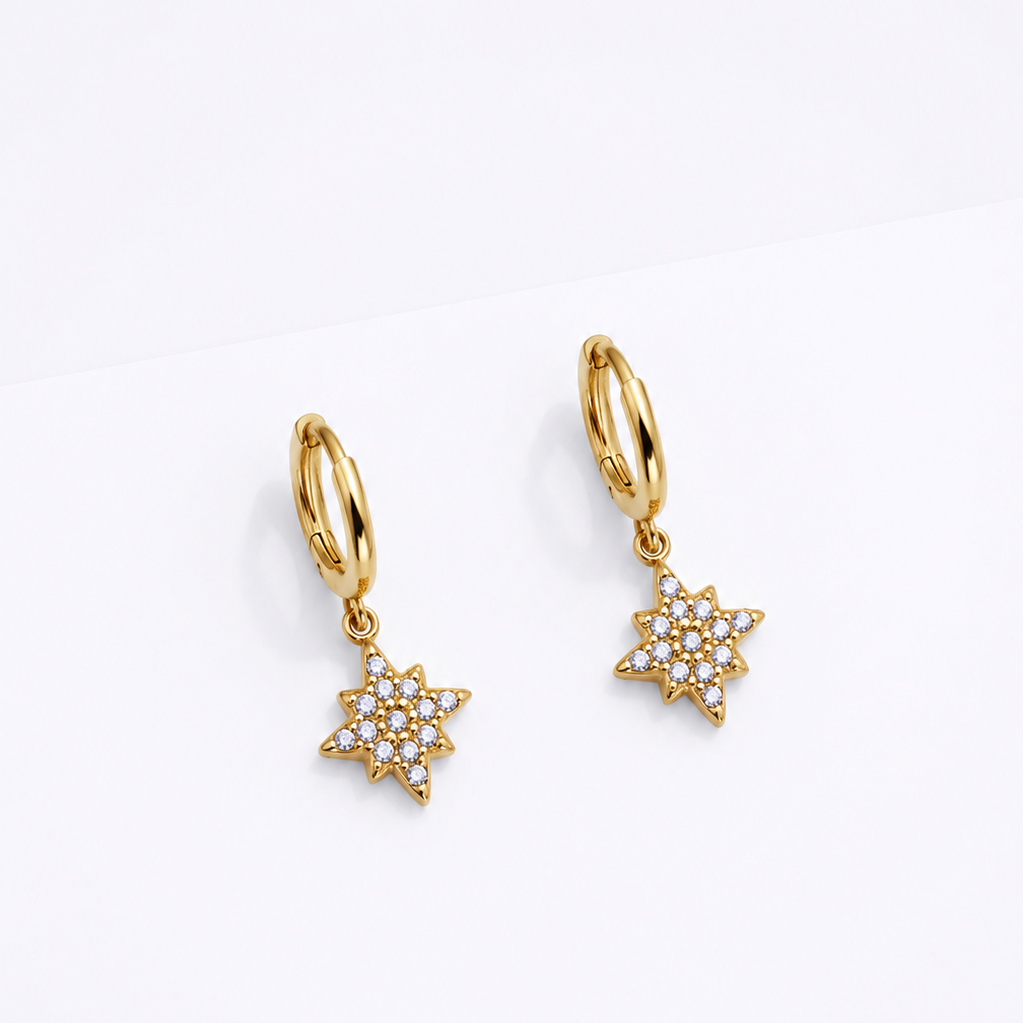 Polar Star Earrings / Boucles d'oreilles