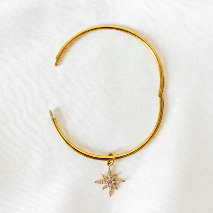 Polar Star Stainless Steel Toggle Bracelet