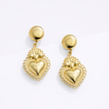 Heart beat Earrings / Boucles d'oreilles