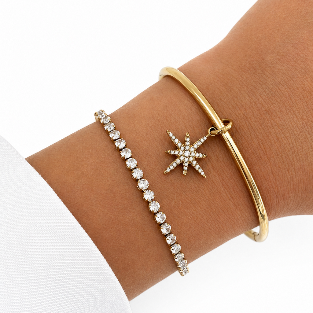 Polar Star Stainless Steel Toggle Bracelet