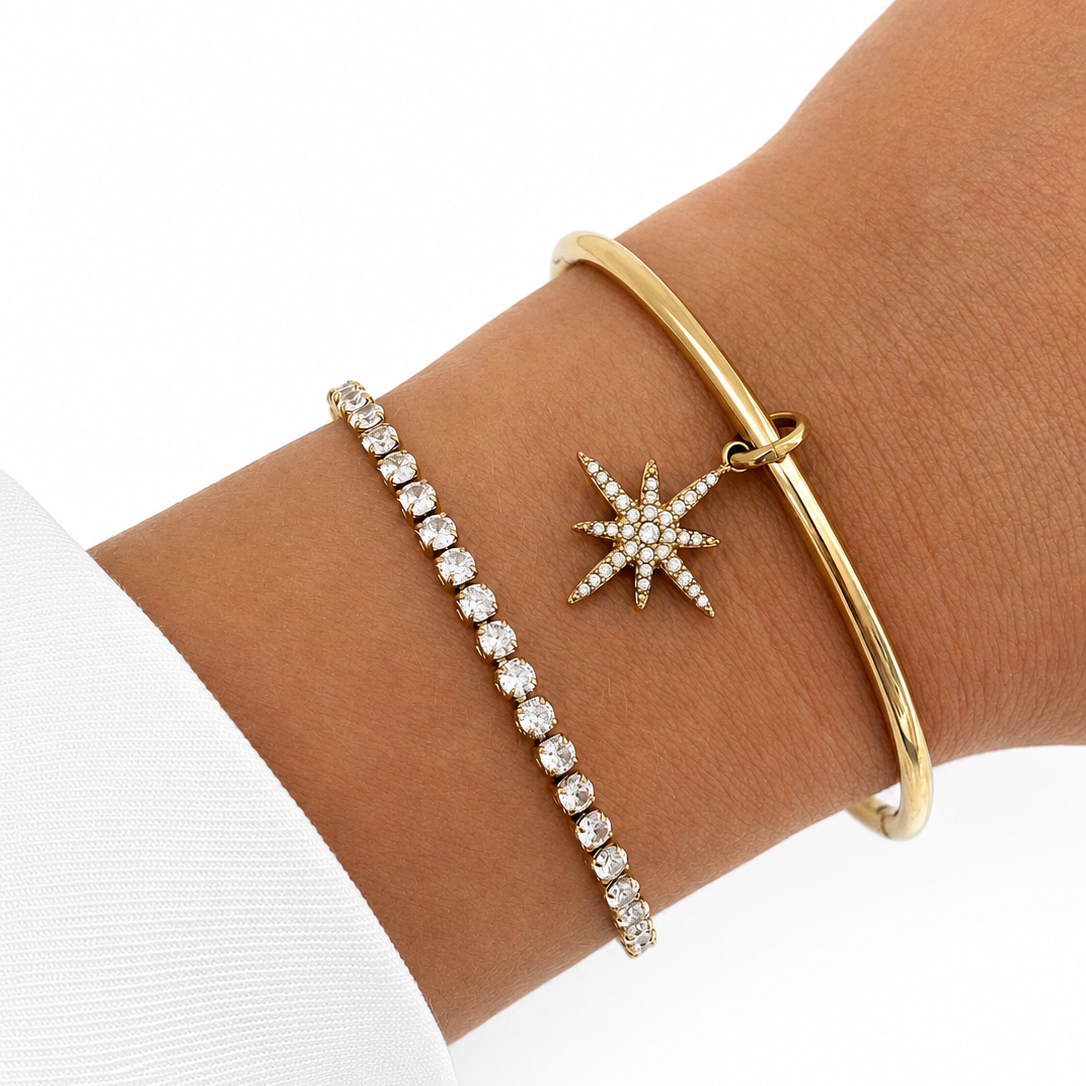 Polar Star Stainless Steel Toggle Bracelet