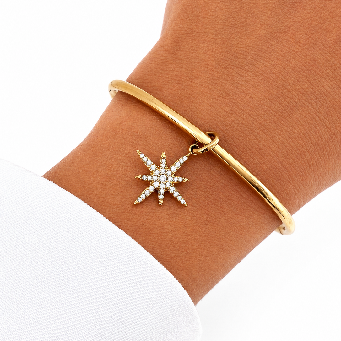 Polar Star Stainless Steel Toggle Bracelet