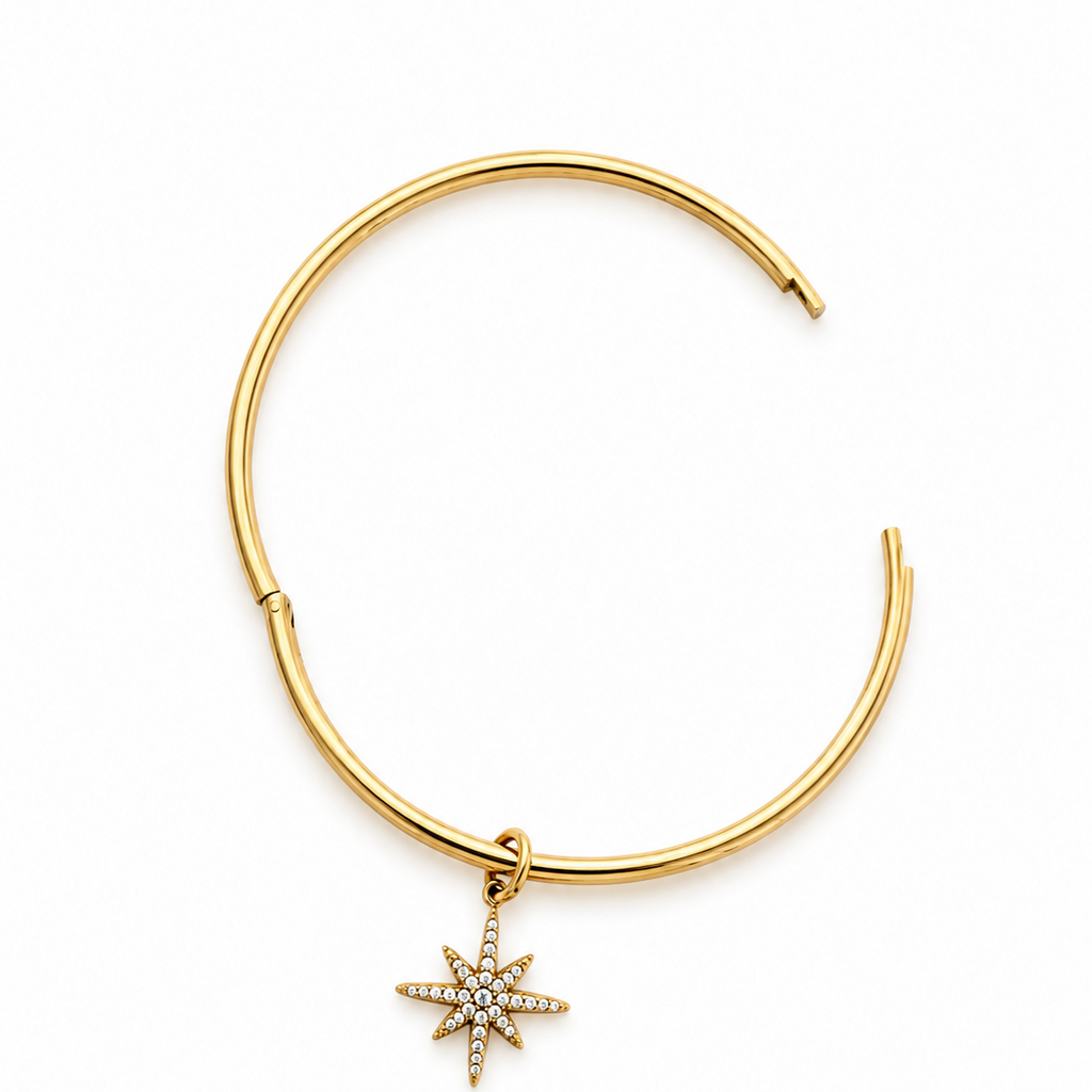 Polar Star Stainless Steel Toggle Bracelet