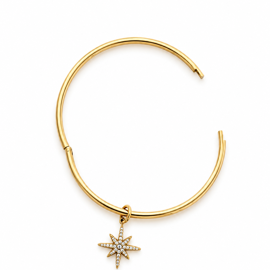 Polar Star Stainless Steel Toggle Bracelet