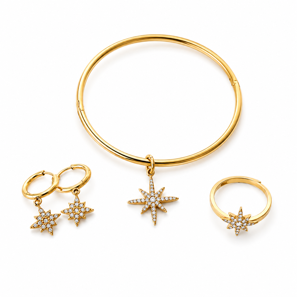 Polar Star Stainless Steel Toggle Bracelet
