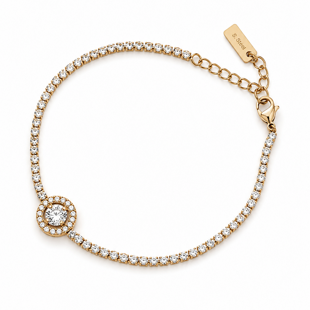 The Halo Tennis Bracelet