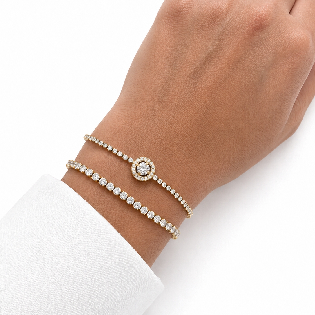 The Halo Tennis Bracelet