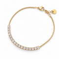 Golden Line Tennis Bracelet