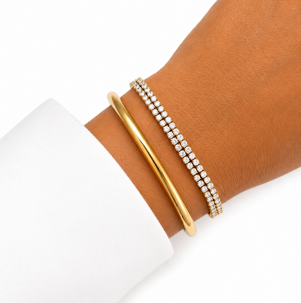 Twin-row Tennis Bracelet