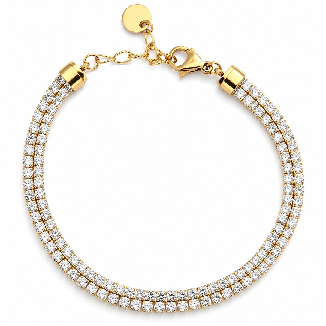 Twin-row Tennis Bracelet