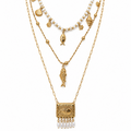 Triple Lucky Necklace / Collier