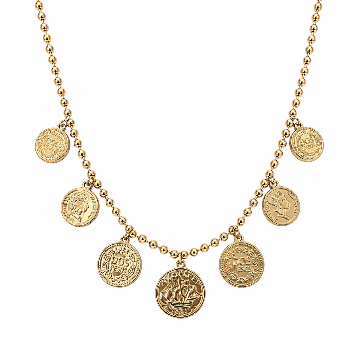 Coin Lux Necklace / Collier