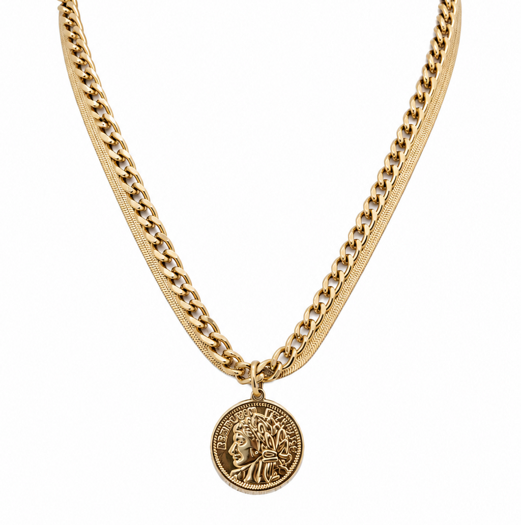 Coin Elegant Necklace / Collier