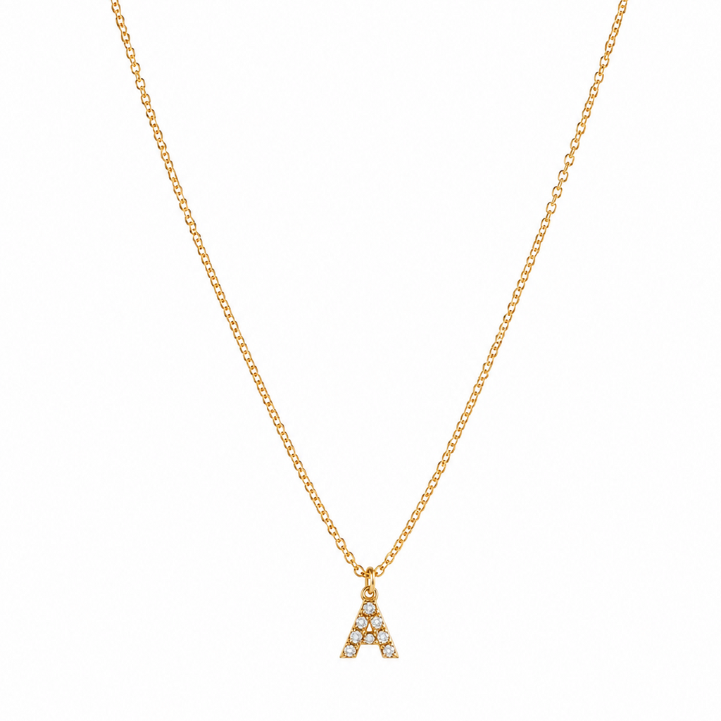 A Initial Necklace / Collier