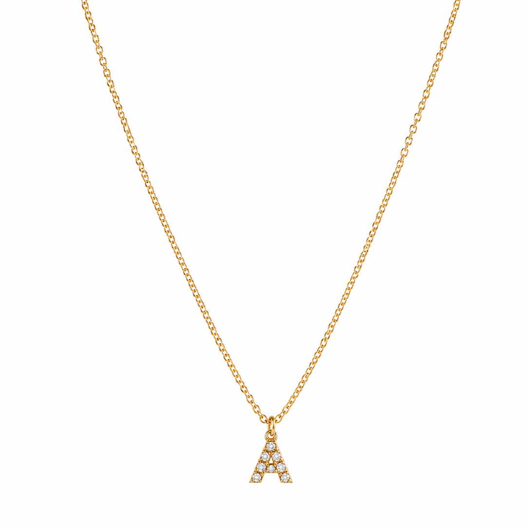 A Initial Necklace / Collier