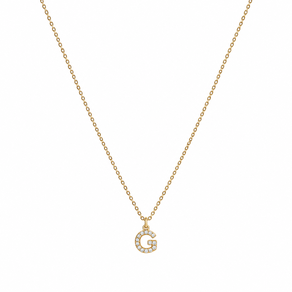 G Initial Necklace / Collier