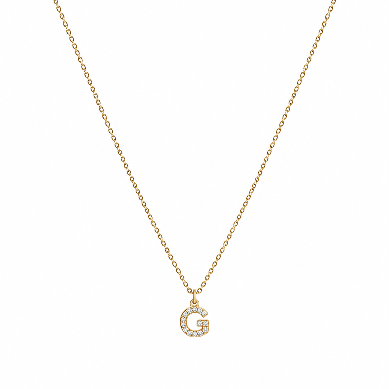 G Initial Necklace / Collier