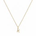 K Initial Necklace / Collier